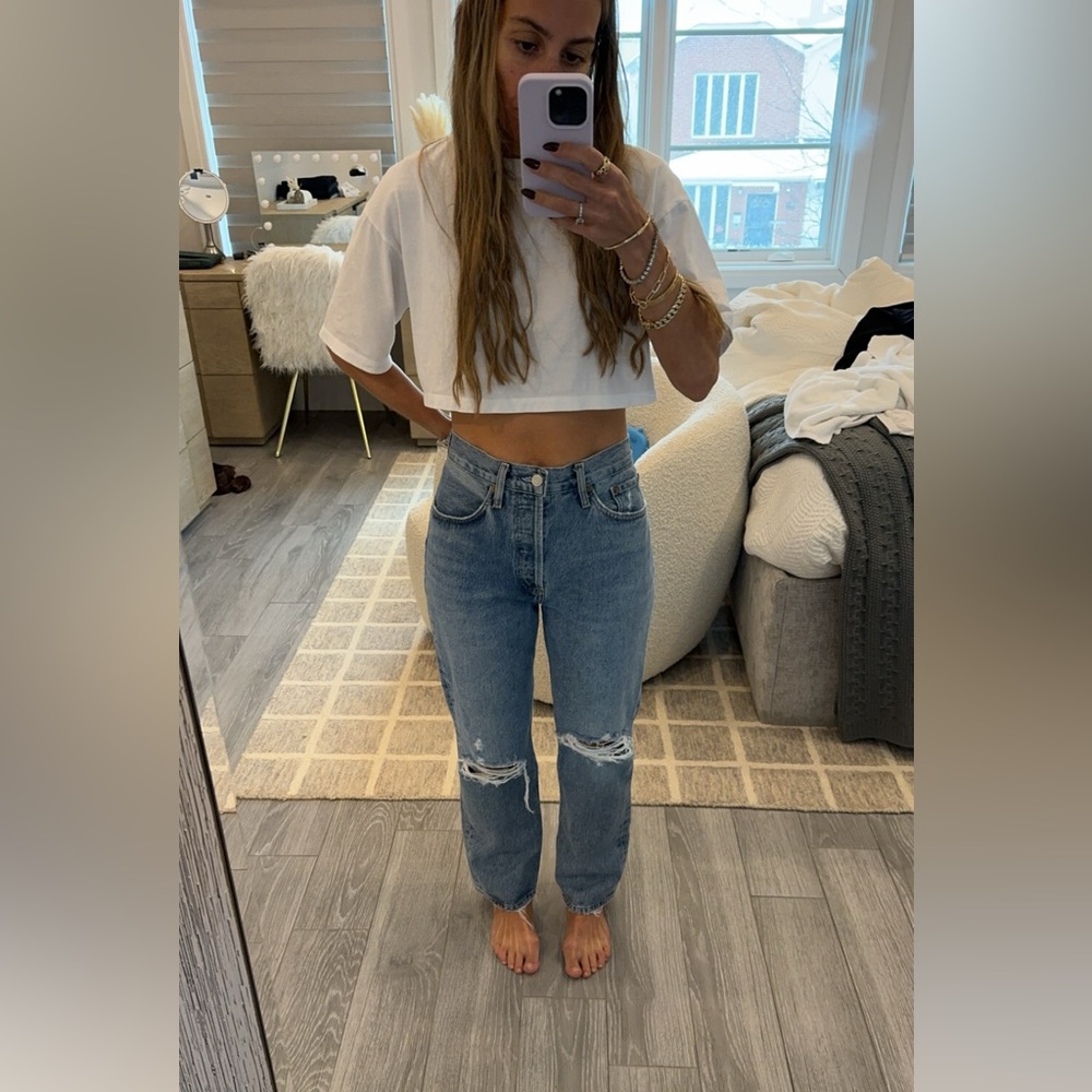 COPY - AGOLDE LANA JEANS SIZE 26 GOOD CONDITION